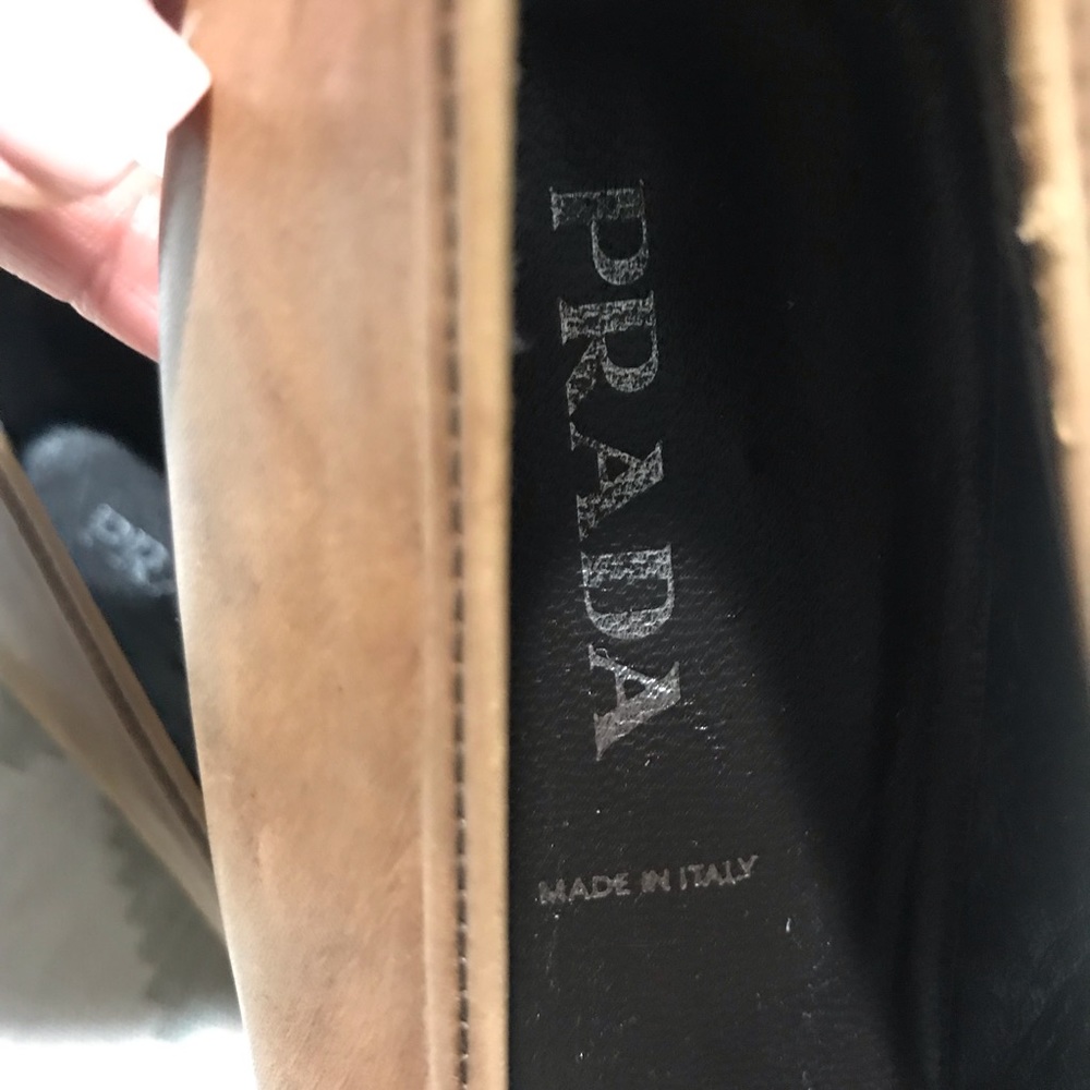 Prada pointy  light brown flats (37) - Picture 5 of 7